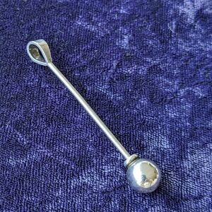 Vintage 925 Sterling Silver Mid-Century Modern Atomic Pendant - Bead Holder